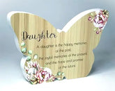 Daughter Bunch of Joy Butterfly Plaque